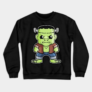 Kawaii Frankenstein Monster Halloween Crewneck Sweatshirt